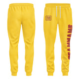 Custom Gold Coral Red Pants