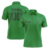 Custom Emerald Green Green Short-Sleeve Polo Shirt