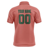 Custom Copper Rose Green Short-Sleeve Polo Shirt