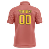 Custom Copper Rose Gold Short-Sleeve Polo Shirt