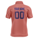 Custom Copper Rose Purple Short-Sleeve Polo Shirt