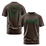 Custom Brown Green T-Shirt