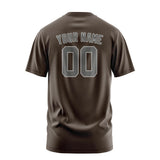 Custom Brown Dark Grey T-Shirt