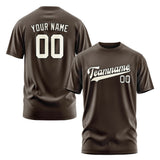 Custom Brown Cream T-Shirt