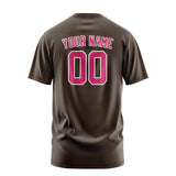 Custom Brown Pink T-Shirt