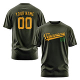 Custom Olive Yellow T-Shirt