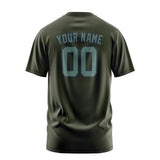 Custom Olive Blue Green T-Shirt