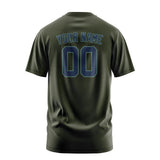 Custom Olive Blue T-Shirt