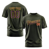 Custom Olive Purple T-Shirt