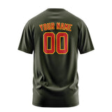 Custom Olive Red T-Shirt