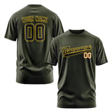Custom Olive Black T-Shirt