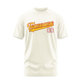 Custom Cream Gold T-Shirt
