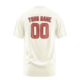Custom Cream Copper Rose T-Shirt
