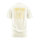 Custom Cream White T-Shirt