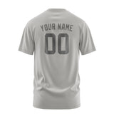 Custom Gray Dark Grey T-Shirt