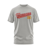 Custom Gray Copper Rose T-Shirt