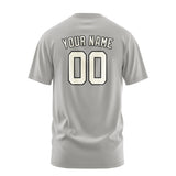 Custom Gray Cream T-Shirt
