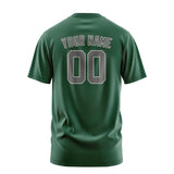 Custom Green Dark Grey T-Shirt
