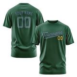 Custom Green Blue Green T-Shirt