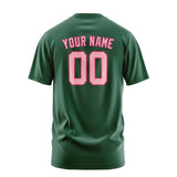 Custom Green Light Pink T-Shirt
