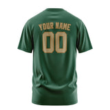 Custom Green Light Khaki T-Shirt