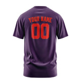 Custom Purple Orange Red T-Shirt