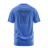 Custom Sky Blue Sky Blue T-Shirt