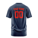 Custom Blue Orange Red T-Shirt