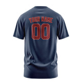 Custom Blue Crimson Red T-Shirt