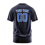 Custom Navy Sky Blue T-Shirt