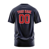 Custom Navy Red T-Shirt
