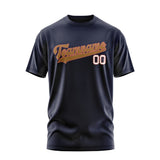 Custom Navy Khaki T-Shirt