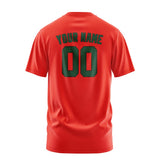 Custom Orange Red Green T-Shirt