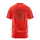 Custom Orange Red Coral Red T-Shirt