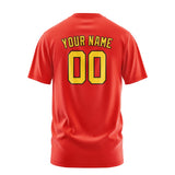 Custom Orange Red Gold T-Shirt