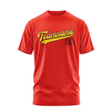 Custom Orange Red Gold T-Shirt