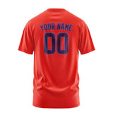Custom Orange Red Purple T-Shirt