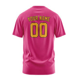 Custom Pink Yellow T-Shirt