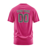 Custom Pink Dark Grey T-Shirt
