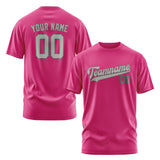 Custom Pink Gray T-Shirt