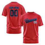 Custom Red Navy T-Shirt