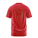 Custom Red Coral Red T-Shirt