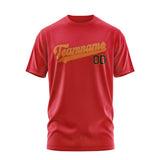 Custom Red Orange T-Shirt