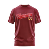 Custom Crimson Red Red T-Shirt