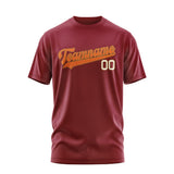 Custom Crimson Red Orange T-Shirt