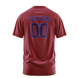 Custom Crimson Red Purple T-Shirt