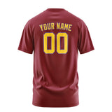 Custom Crimson Red Gold T-Shirt