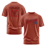 Custom Coral Red Red T-Shirt