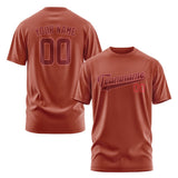 Custom Coral Red Crimson Red T-Shirt