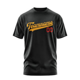 Custom Black Yellow T-Shirt